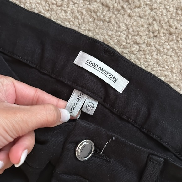 Good American: Good Legs Classic Black Jeans size 33 - Picture 2 of 8